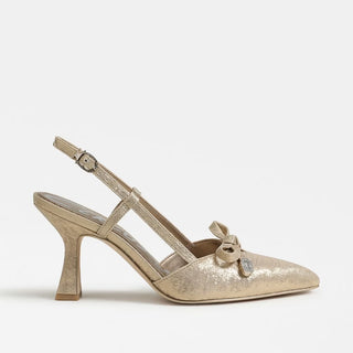 Monica Slingback in Gold