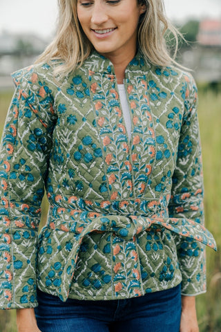 Mia Jacket in Dried Spruce