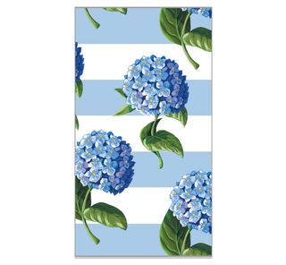 Blue Hydrangeas Paper Guest Towel