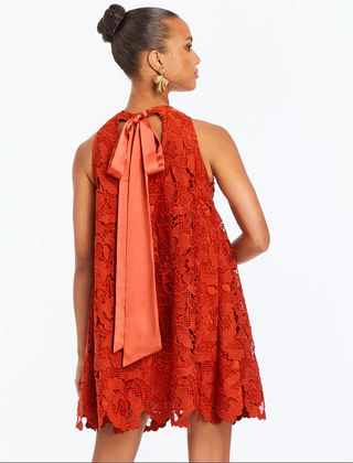 Lulie Mini Dress in Red