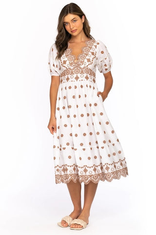 Seraphina Dress in Walnut