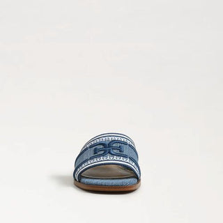 Stevie Slide Sandal in Navy Multi