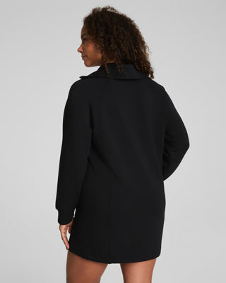 Air Essential Half Zip Dress in Black