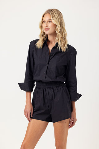Lottie Romper in Black