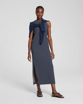 AE Sleeveless Maxi Dress in Navy Crew Stripe