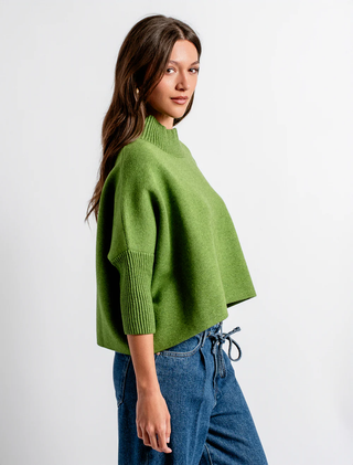 Aja Sweater in Winter Green