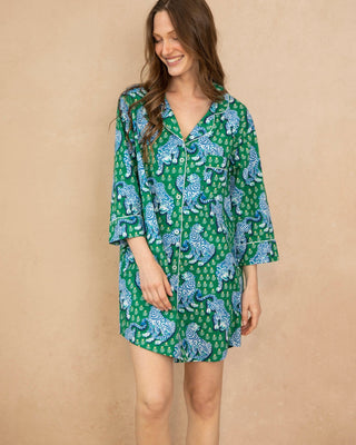 Sleep Shirt in Tiger Queen