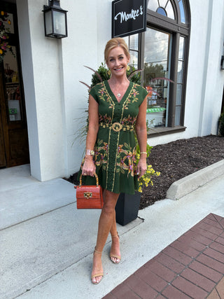 Ruby Dress in Hunter Lily