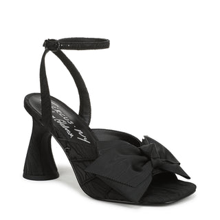 Black high-heels with a bow