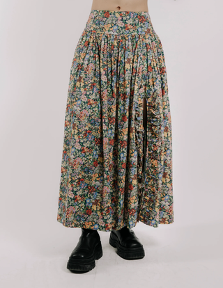 Sunshine Skirt in Cottage Garden Liberty Print