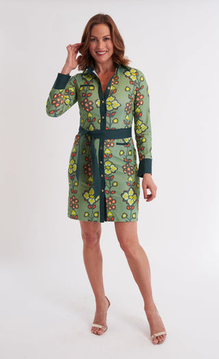 Midori Shirtdress in Serendipity Moss