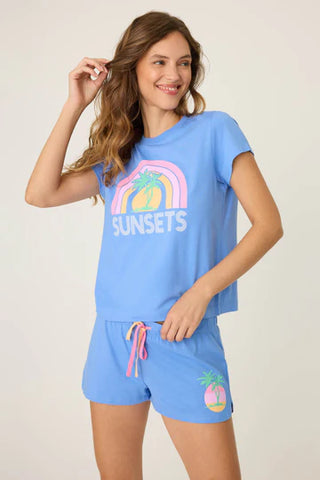 Sunsets Graphic Lounge Short Set Regular price