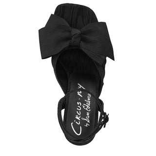 Wilma Heel in Black Fabric