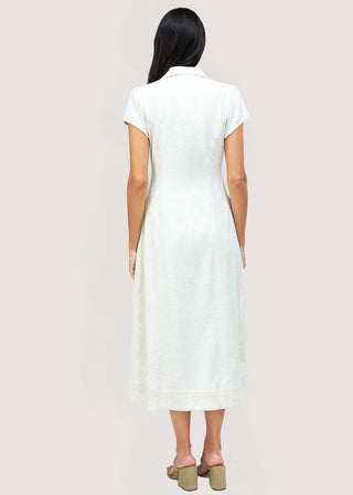 Costa Del Sol Midi Dress in Oatmeal