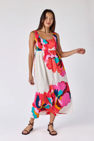 Callie Dress in Bold Bloom