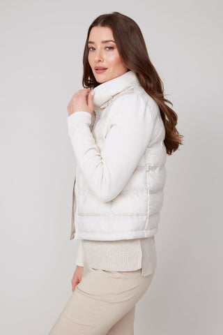 Woven Jacket in Oyster