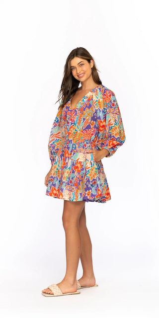Vica Mini Dress in Bermuda