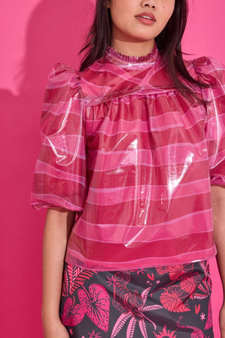 Mel Top in Ziggy Lipstick