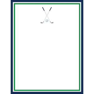 Golf Clubs Notepad