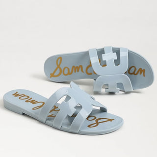 Bay Jelly Sandal in Cape Blue