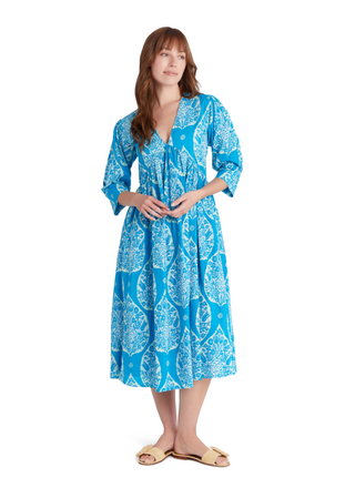 Ingrid Dress in Botanical Leaf