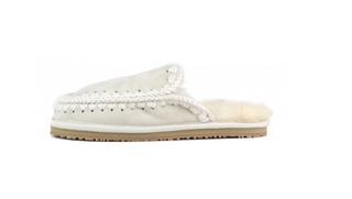 Eskimo Slipper in Silver Birch Suede