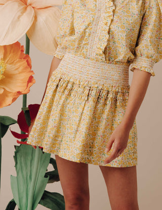 Linnia Skirt in Mrs Stoneley Yellow