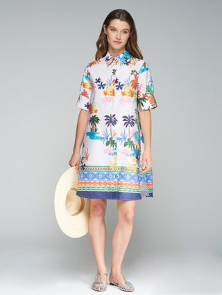 Hester Palmeras Greca (Palm Trees) Dress
