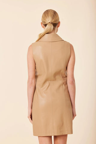 Sleeveless Dress in Honey