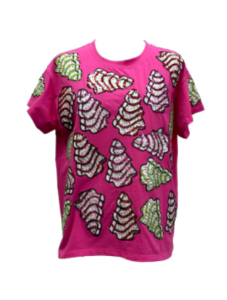 Little Debbie Trees Tee in Pink