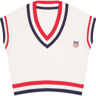 Mckenna Sweater Vest - American Flag Shield