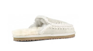 Eskimo Slipper in Silver Birch Suede