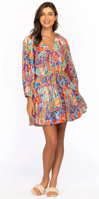 Vica Mini Dress in Bermuda