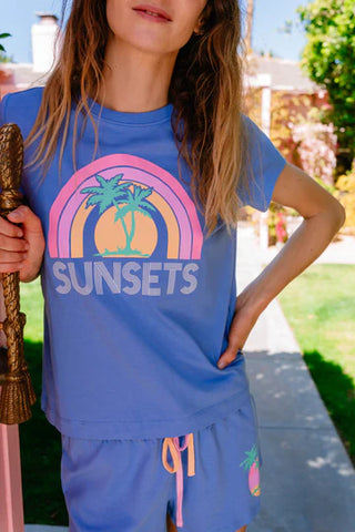Sunsets Graphic Lounge Short Set Regular price