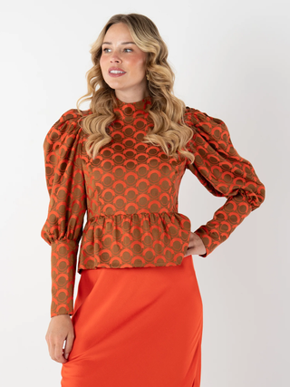Zoe Top in Tangerine Mod