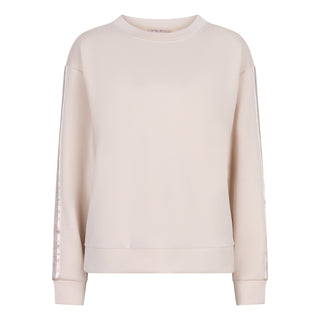 Sweater Rhinestones Modal in Natural