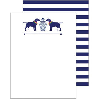 Ginger Jar and Dogs Flat Notecards