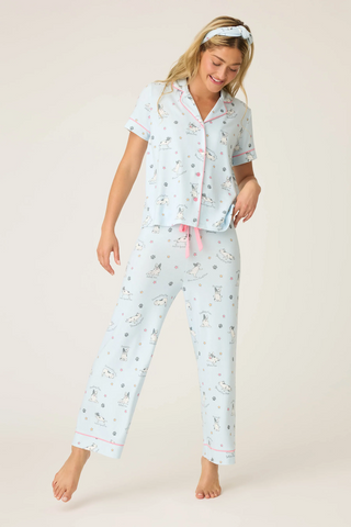 Paws & Breathe Dog Print 3-Piece PJ Set