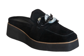 Elect Shoe in Black Suede