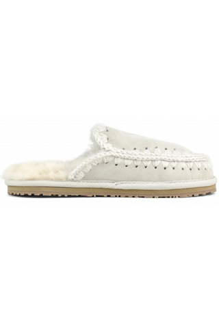 Eskimo Slipper in Silver Birch Suede