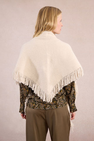 Ladies Knitted Scarf in Beige