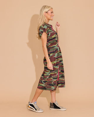 Belle Dress in Neon Camo
