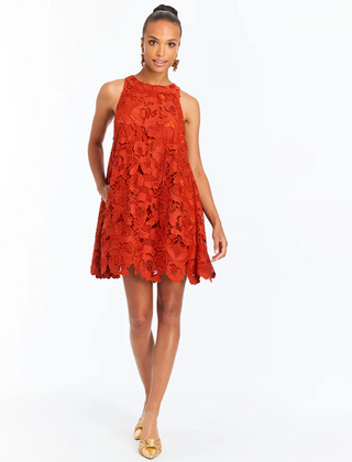 Lulie Mini Dress in Red