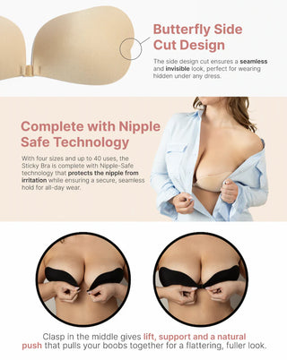 Sticky Bra in Nude