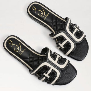 Bay Multicolor Slide Sandal in Black