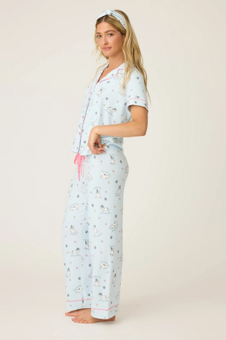 Paws & Breathe Dog Print 3-Piece PJ Set