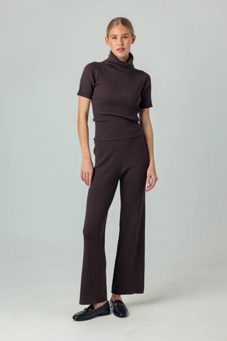 Dione Sweater in Chocolate Brown