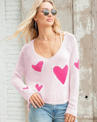 Wooden Ships Amore Top in Pink Peony