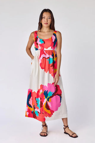 Callie Dress in Bold Bloom