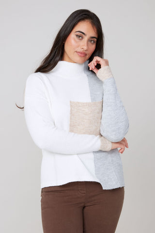 Knit Sweater in Creme